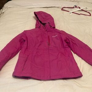 Columbia Fuchsia Hooded Jacket